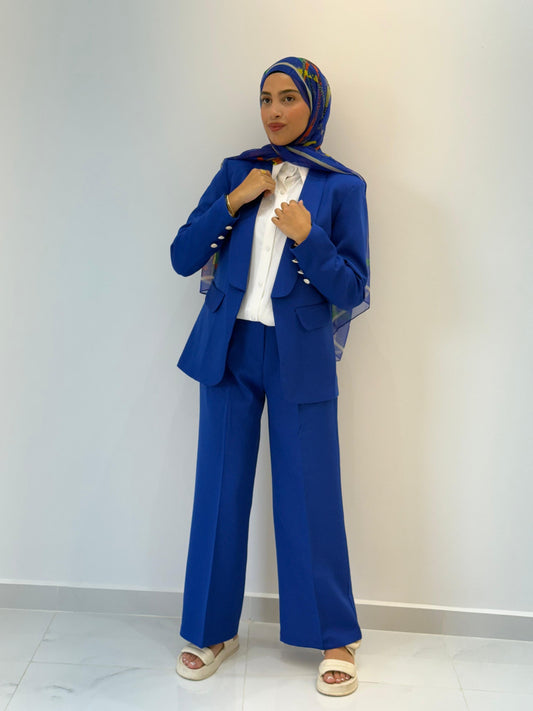 Suit With Sleeve Detail