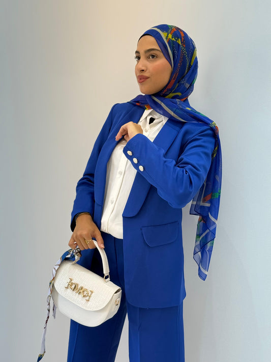 Suit With Sleeve Detail