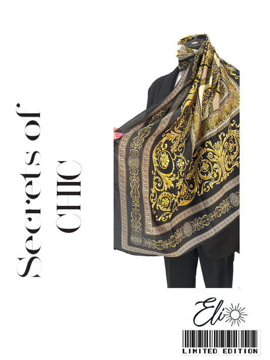 Silk Patterned Scarf